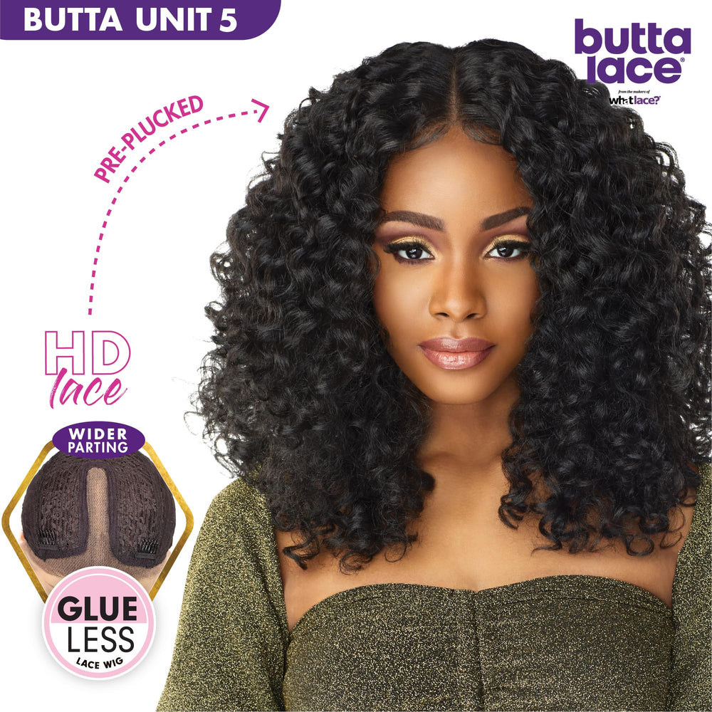 Sensationnel Butta Lace Wig Unit 5 hairline closeup shows pre-plucked natural look