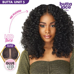 Sensationnel Butta Lace Wig Unit 5 hairline closeup shows pre-plucked natural look