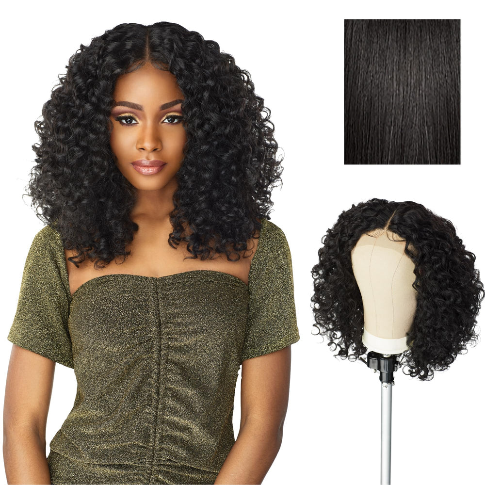 Sensationnel Butta Lace Wig Unit 5 front view shows natural density for everyday confidence.
