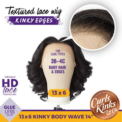Sensationnel Curls Kinksandco wig lace frontal highlights seamless scalp illusion for realistic styling.