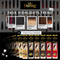 Sensationnel Empire Yaki faux highlights effect adds dimension.