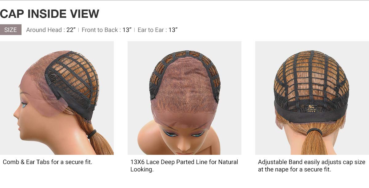 Sensationnel What Lace 13x6 free parting cap demonstrates versatile styling.