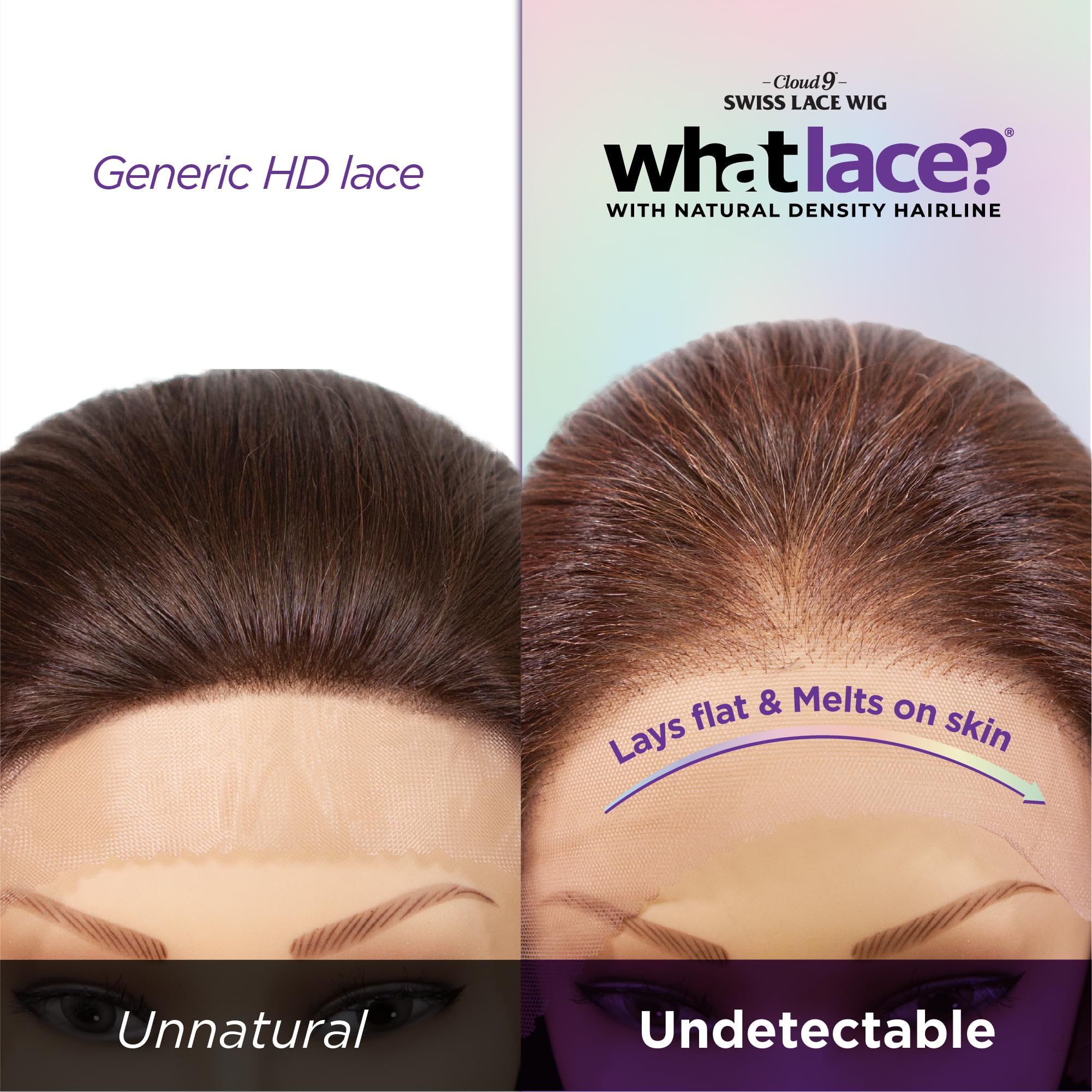Sensationnel What Lace 13x6 hand-tied Swiss HD lace highlights breathable comfort.
