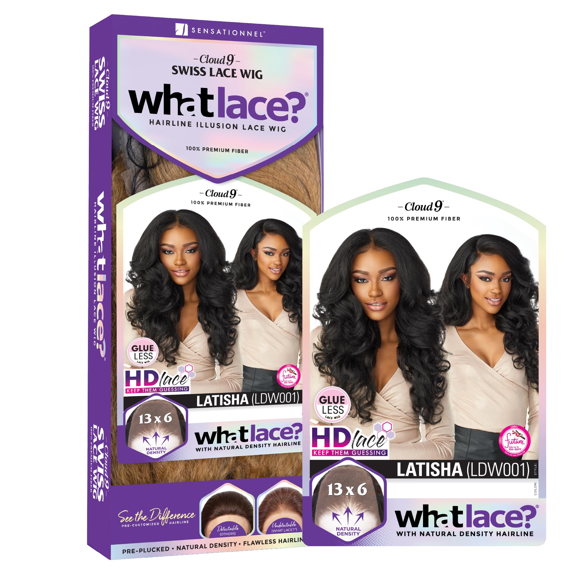 Sensationnel What Lace 13x6 Latisha lacefrontal natural-density look under lighting.