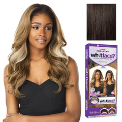 Sensationnel What Lace 13x6 wig close-up lace frontal for natural-looking hairline.
