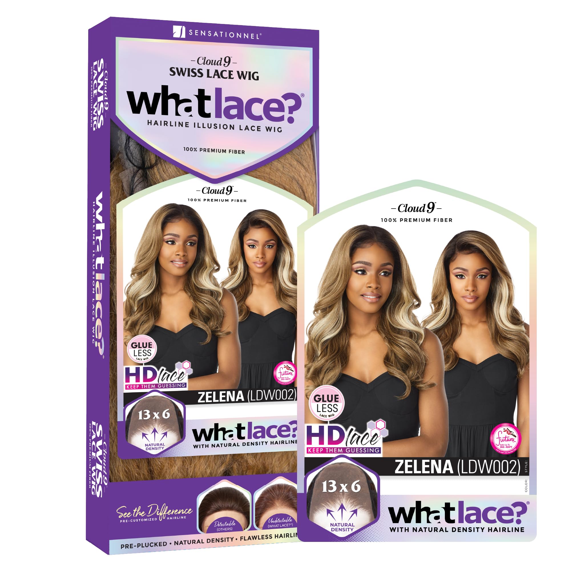 Sensationnel What Lace natural-density hairline for everyday styling.