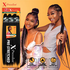 Sensationnel X-PRESSION box braids style 58 inches for dramatic length