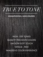 Sensationnel X-pression jetblack packaging highlights flame retardant benefits.