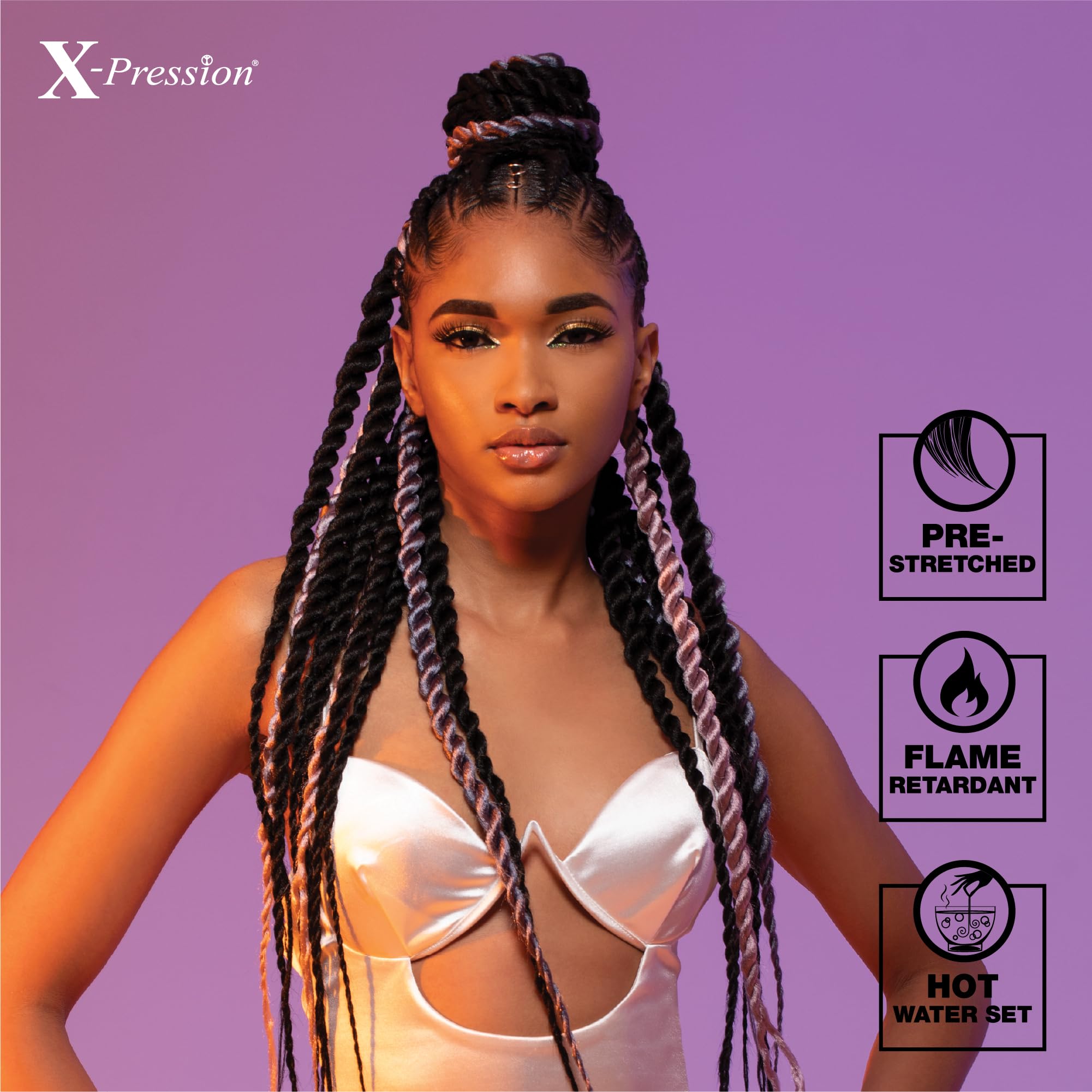 Sensationnel X-pression washable braiding hair ready for maintenance