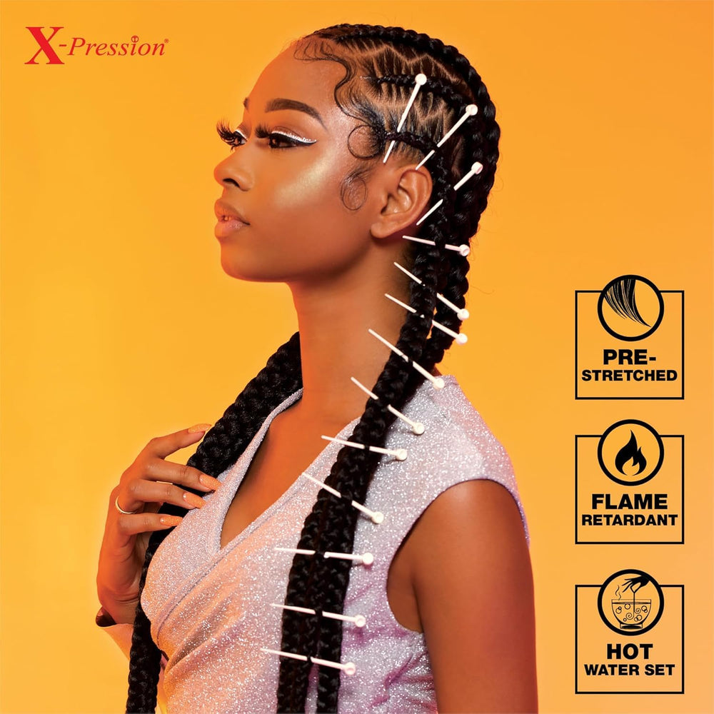 Sensationnel XPRESSION 3X hot water set technique—curl or shape to preference.