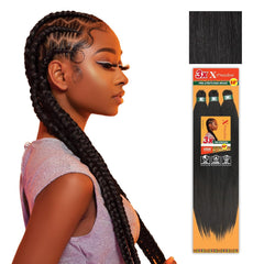 Sensationnel XPRESSION 3X pre-stretched braid 58-inch pack—quick protective styling.