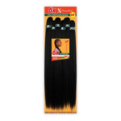 Sensationnel X-pression 58in braid closeup highlights flame retardant Kanekalon texture ideal for box braids
