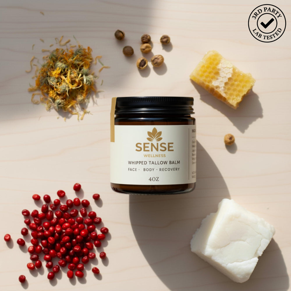 Sense Wellness whipped texture melting on skin delivers quick comfort.