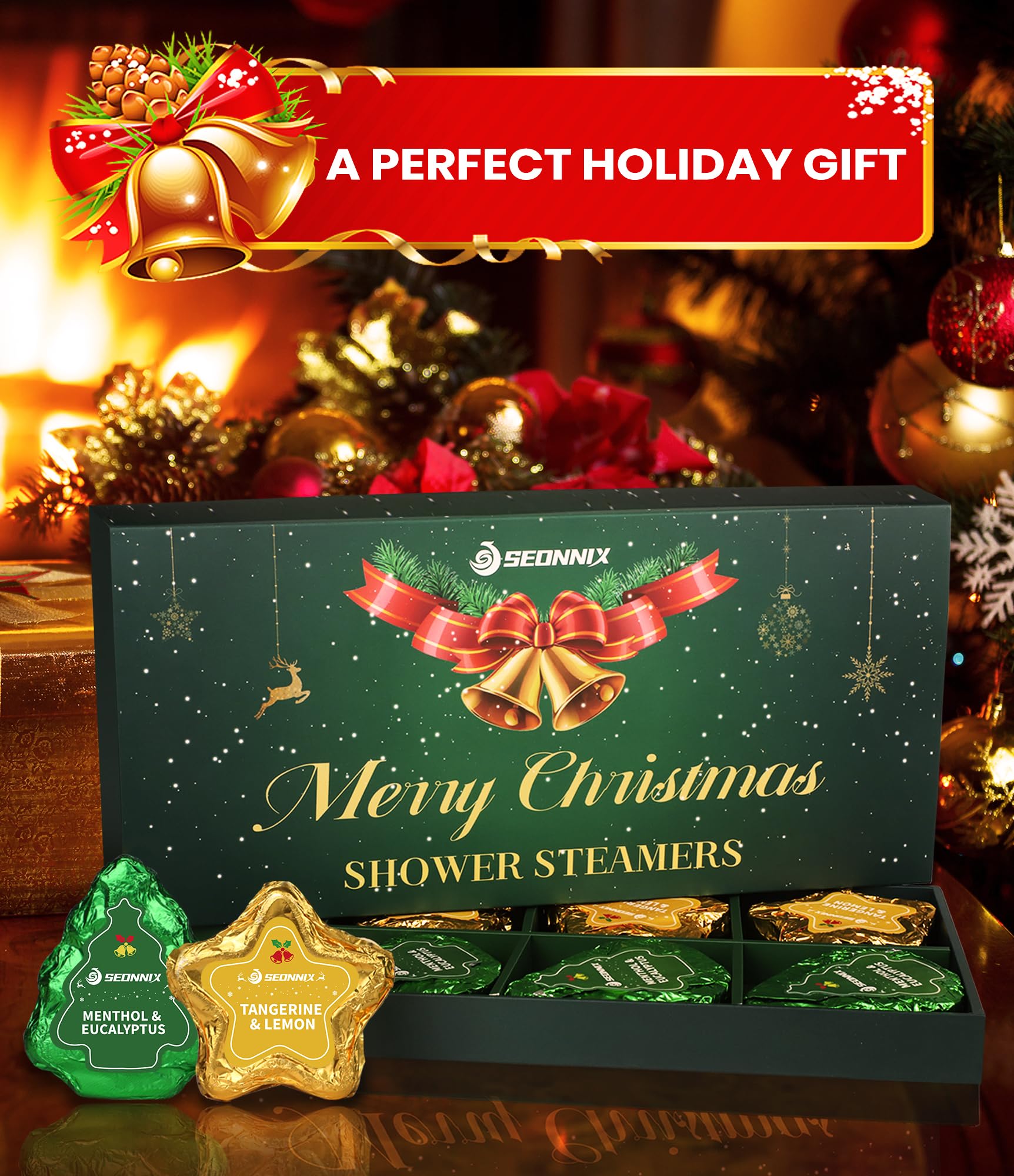 SEONNIX shower steamers winter-warmth image evokes cozy self-care moments.