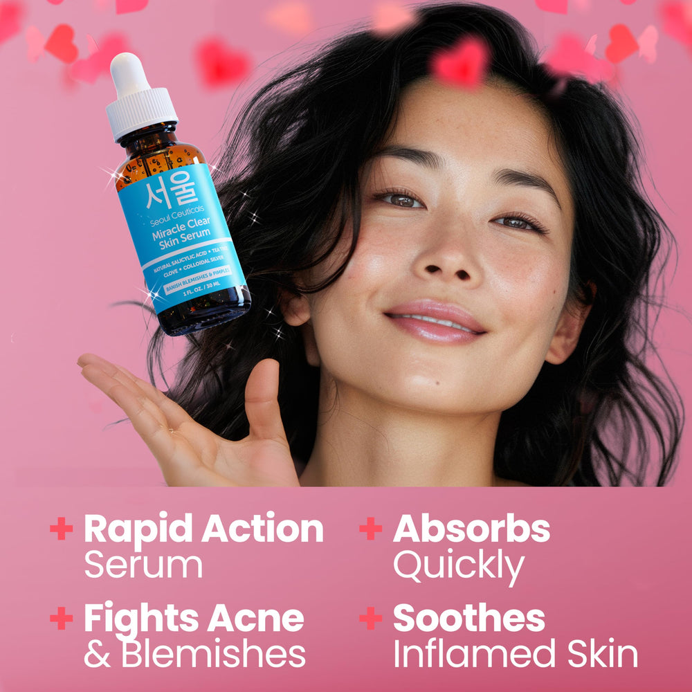 SeoulCeuticals acne serum dropper enables precise, spill-free dosing