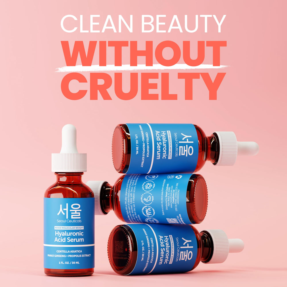 SeoulCeuticals Centella Serum packaging showcasing soothing botanicals
