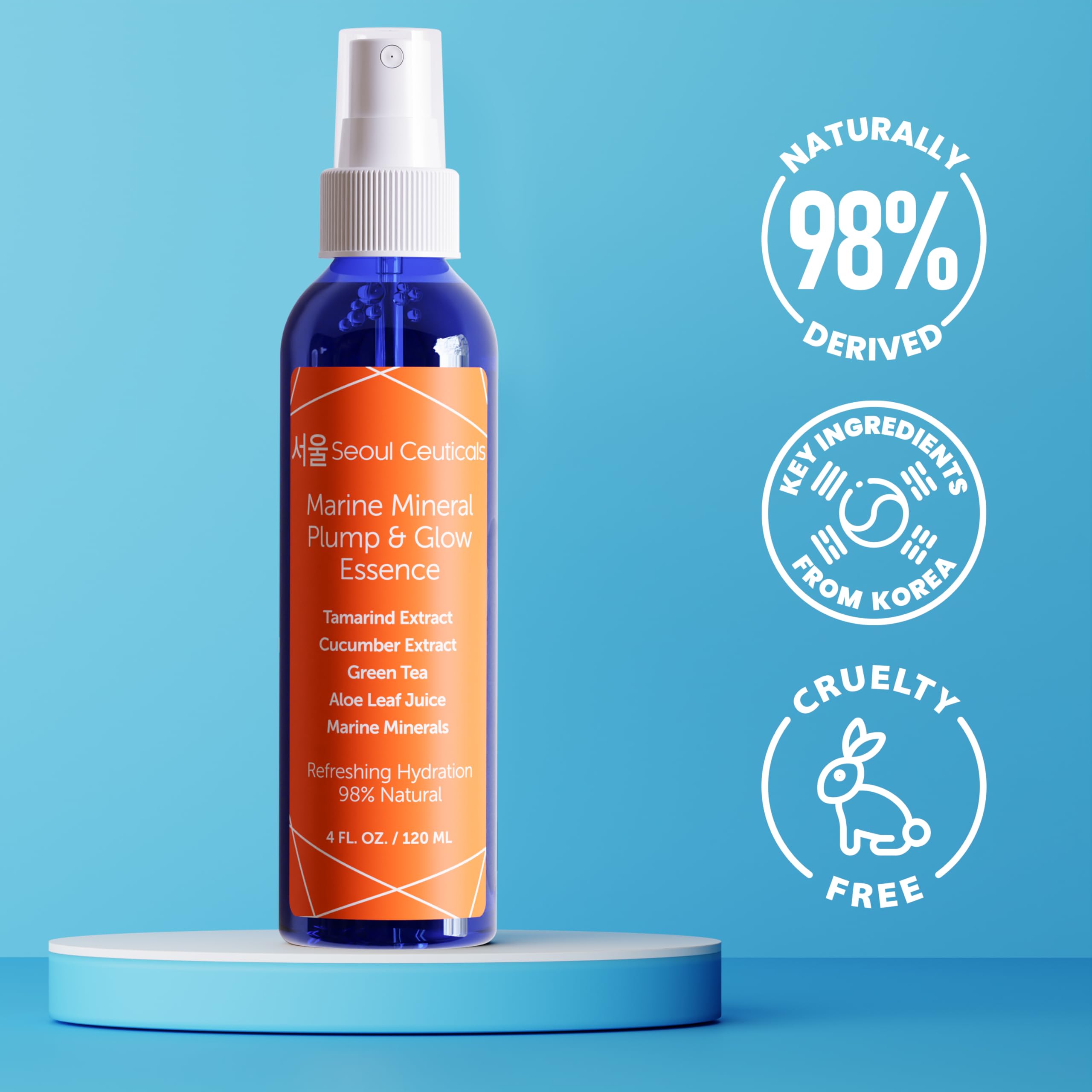 SeoulCeuticals essence toner marine minerals glow-boost for balanced skin