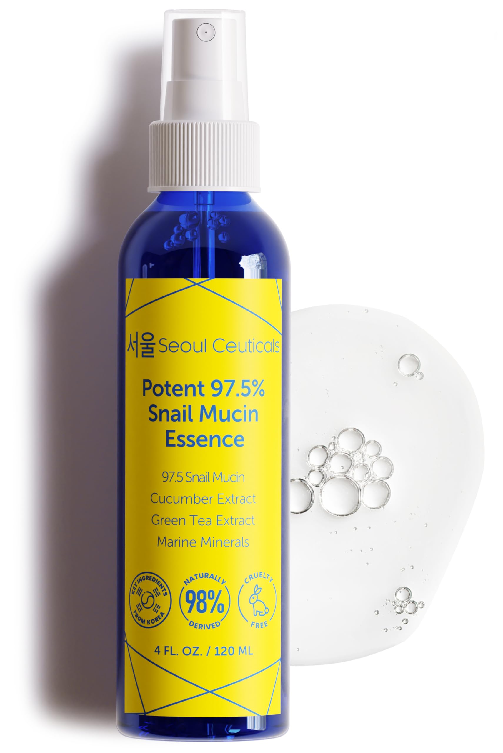SeoulCeuticals face mist midday refresh illustrates dewy glow after use