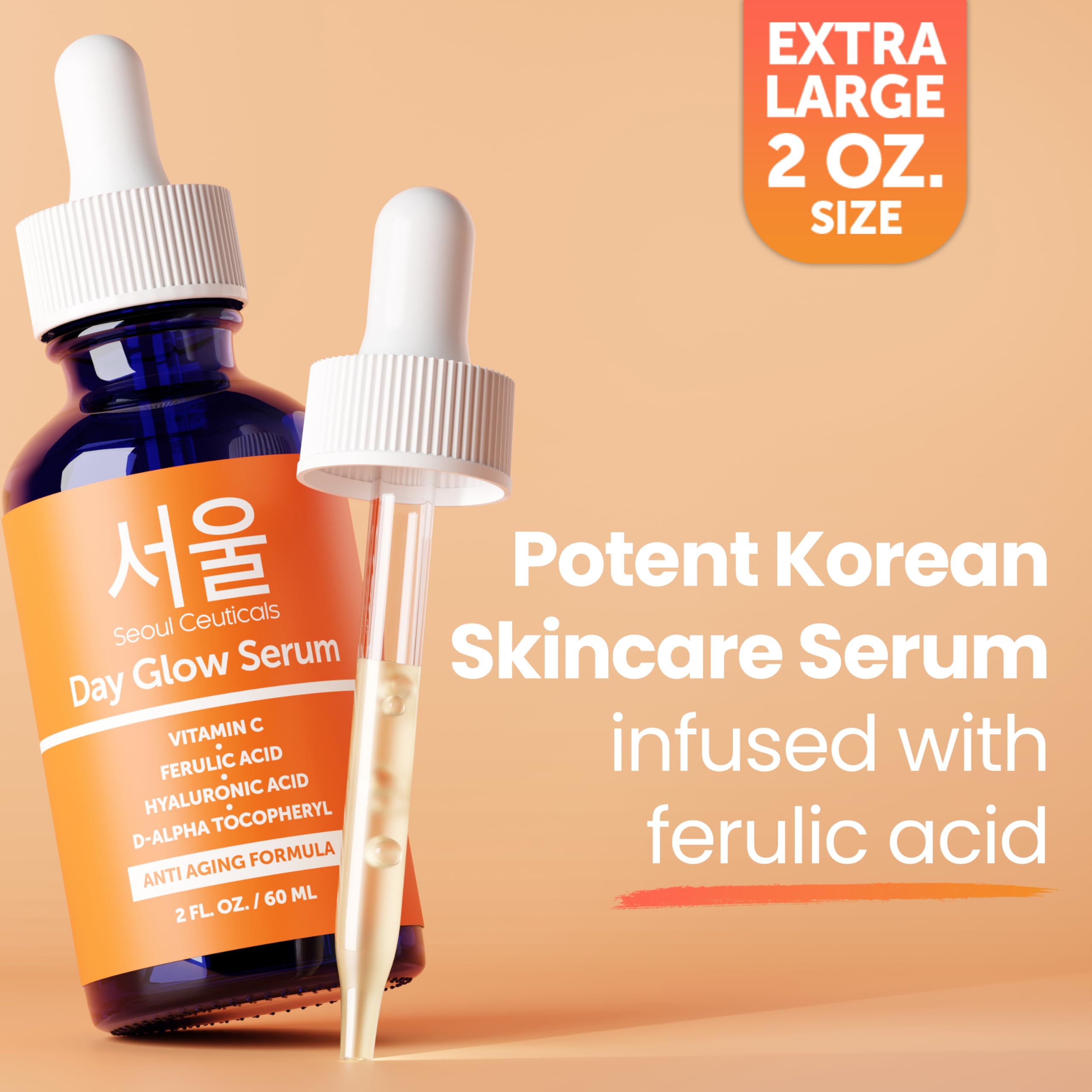 SeoulCeuticals Glow after application image hints at dewy skin.