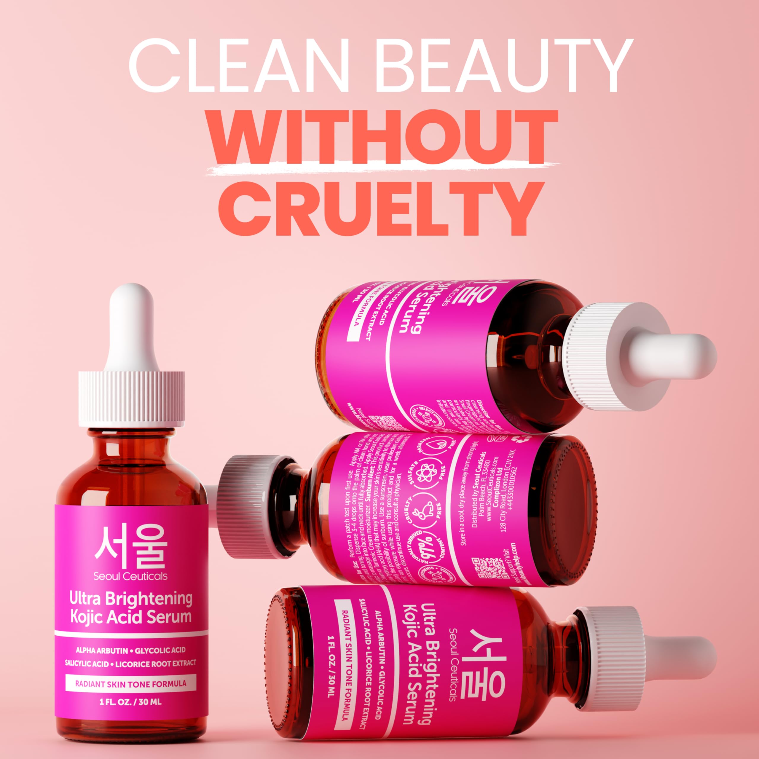 SeoulCeuticals Glycolic Acid exfoliation action closeup