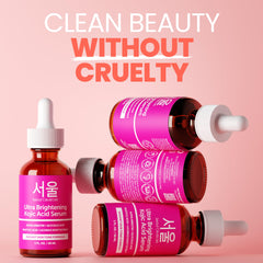 SeoulCeuticals Glycolic Acid exfoliation action closeup