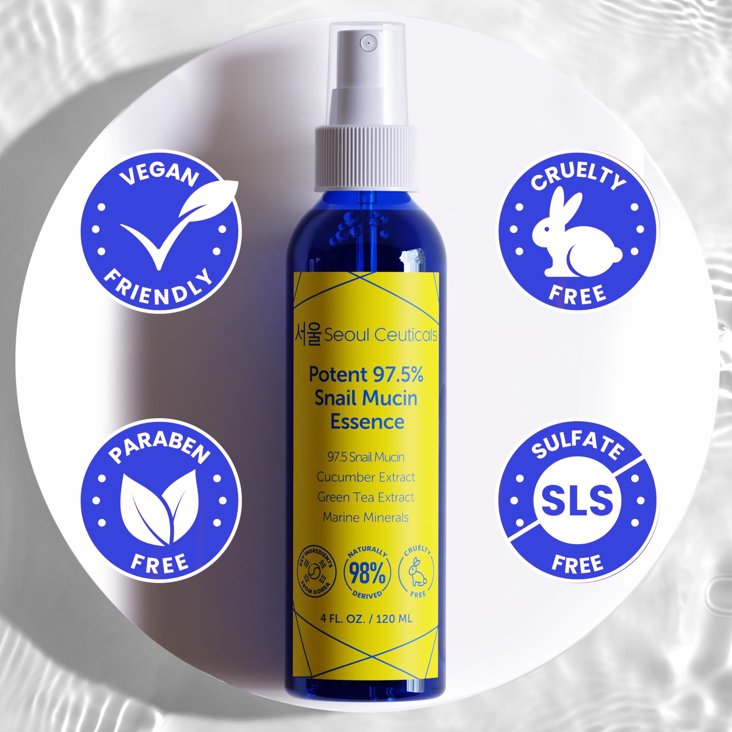 SeoulCeuticals mist application skin demonstrates quick mid-day refresh