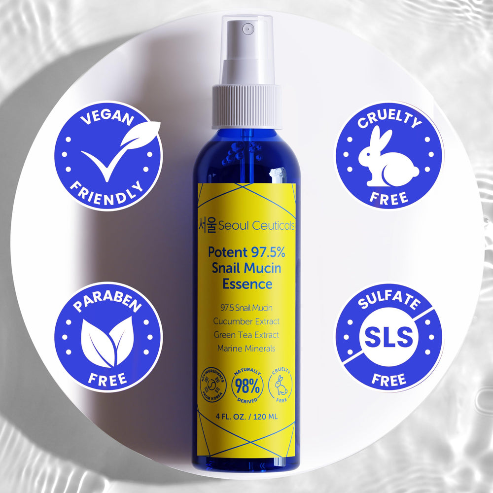 SeoulCeuticals mist application skin demonstrates quick mid-day refresh