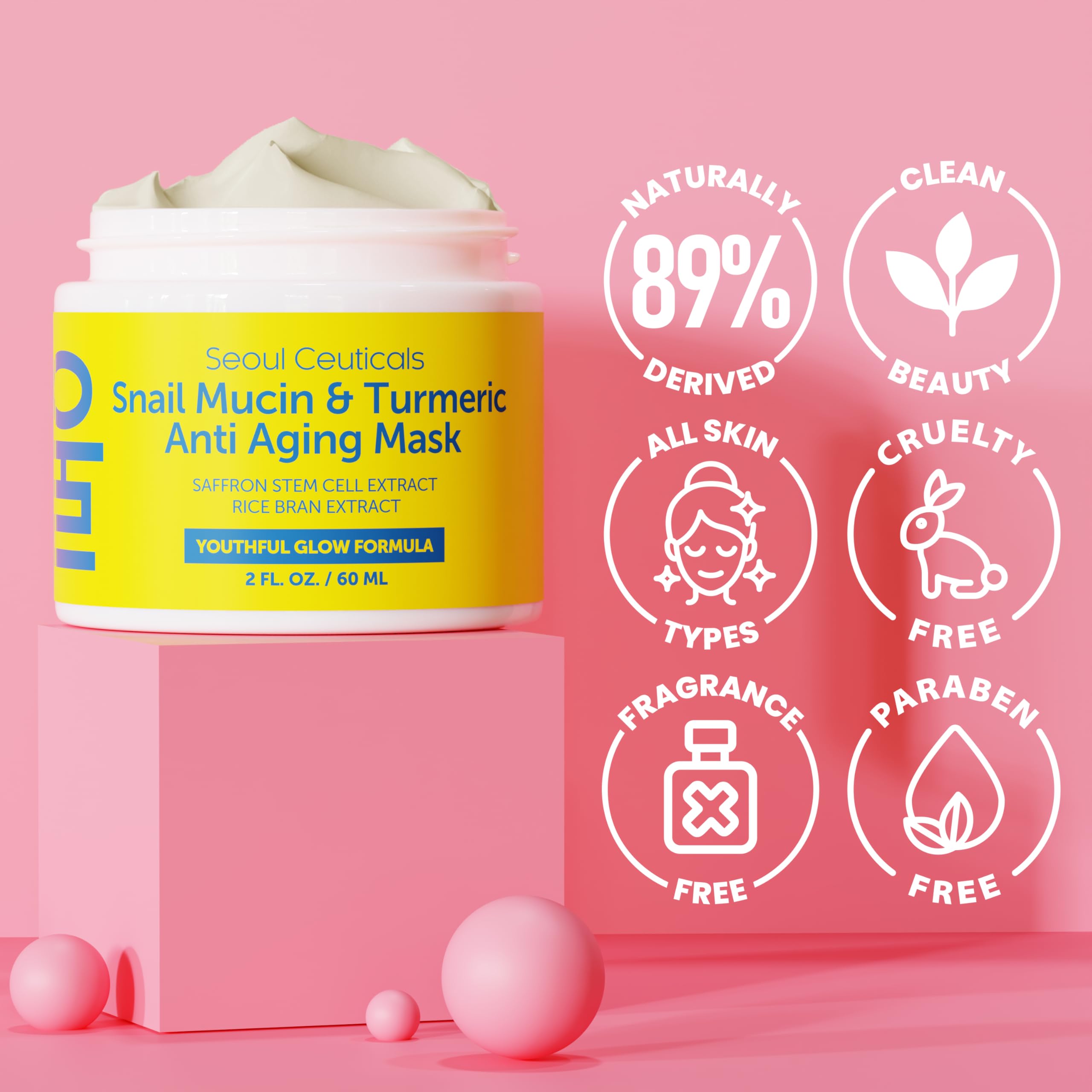 SeoulCeuticals saffron soothing formula supports barrier comfort.