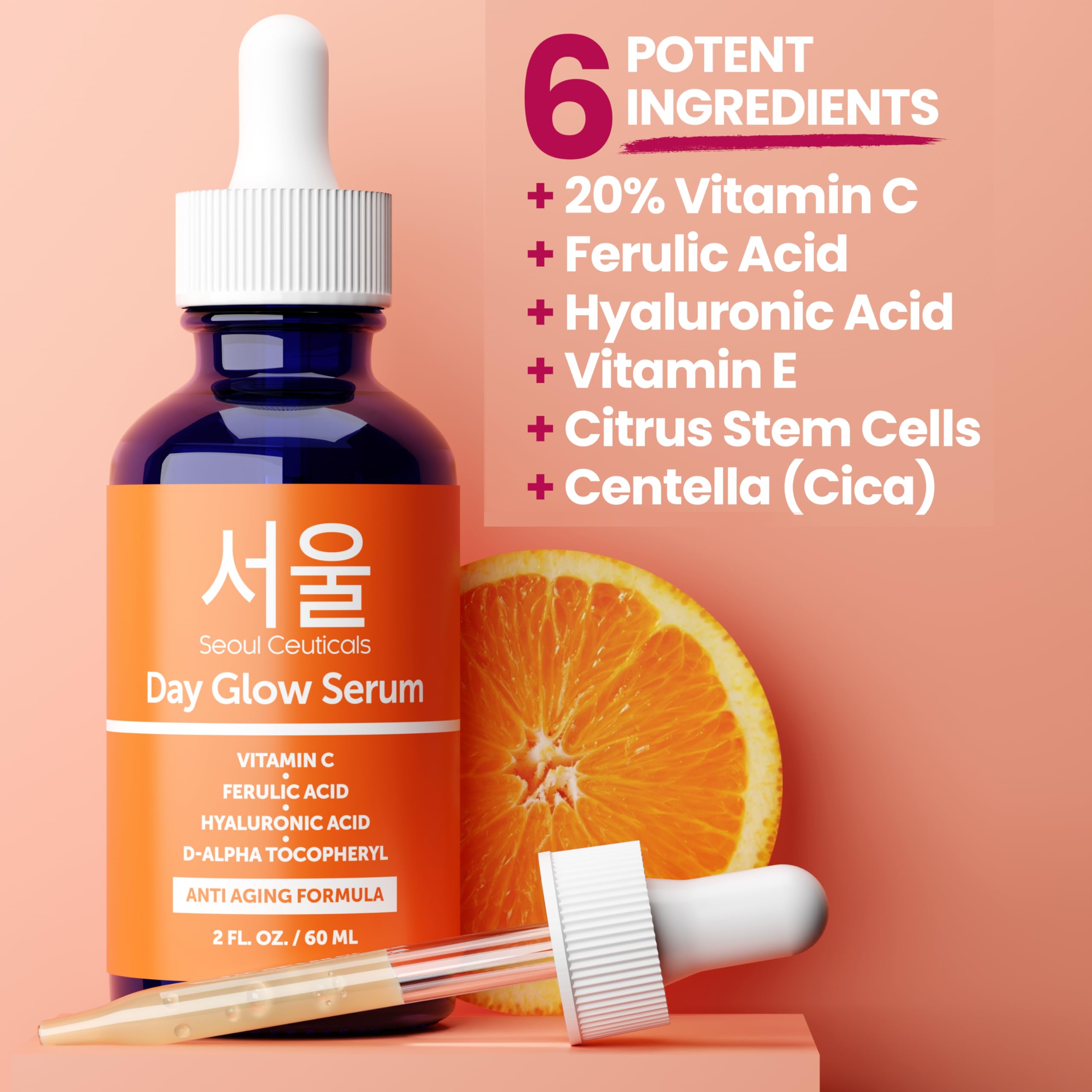 SeoulCeuticals Skin care routine step illustrates daily vitamin C integration.