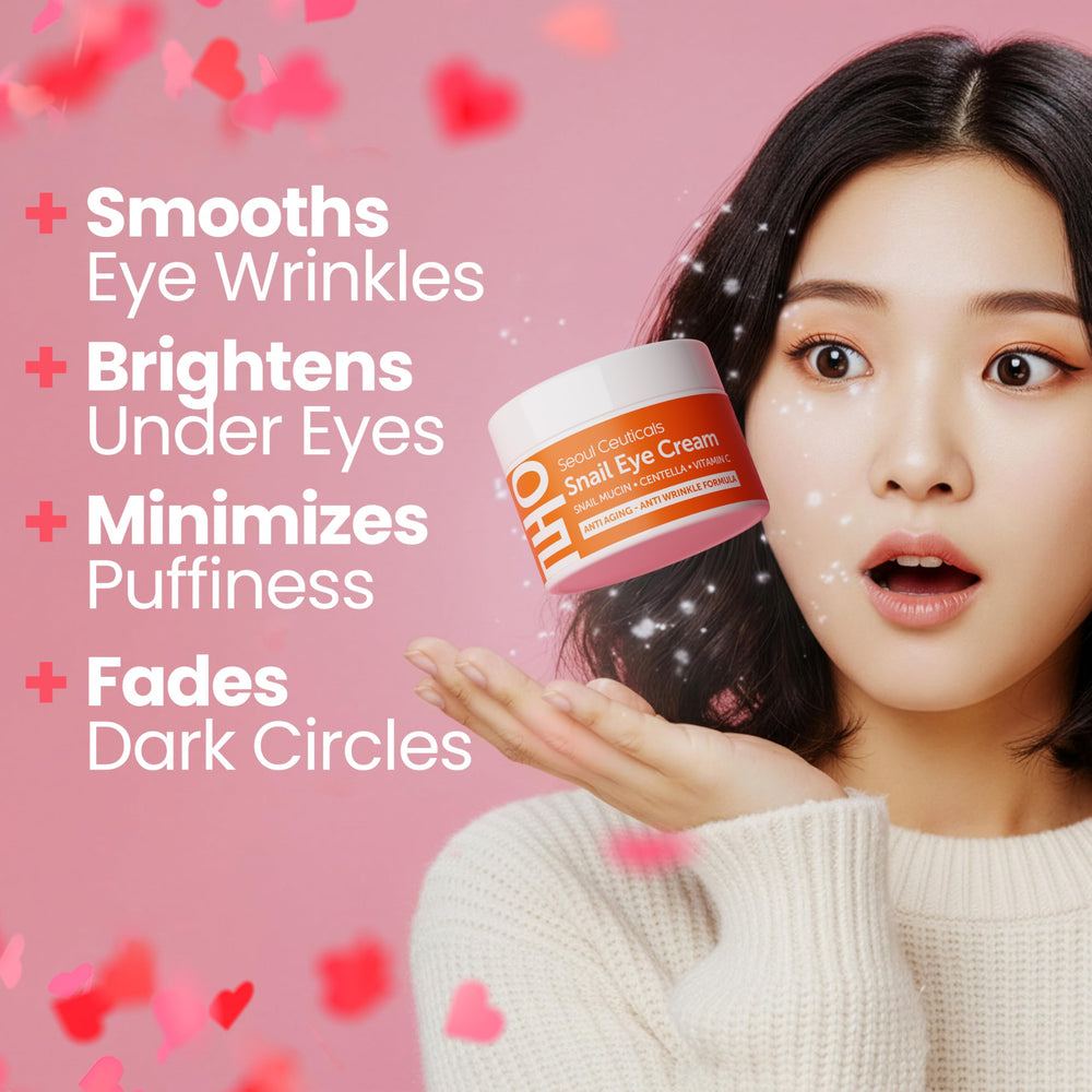 SeoulCeuticals snail mucin eye cream texture closeup showing smooth hydration