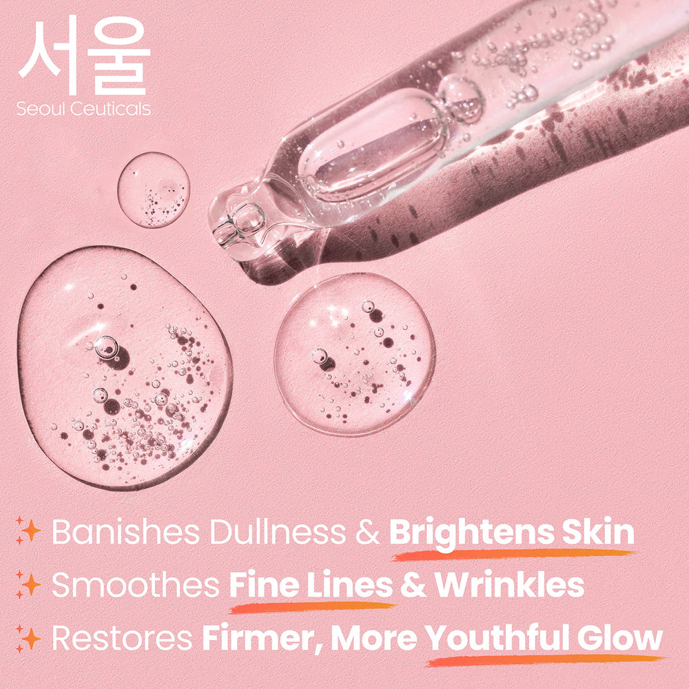 SeoulCeuticals snail mucin serum cruelty-free emblem indicates ethical skincare