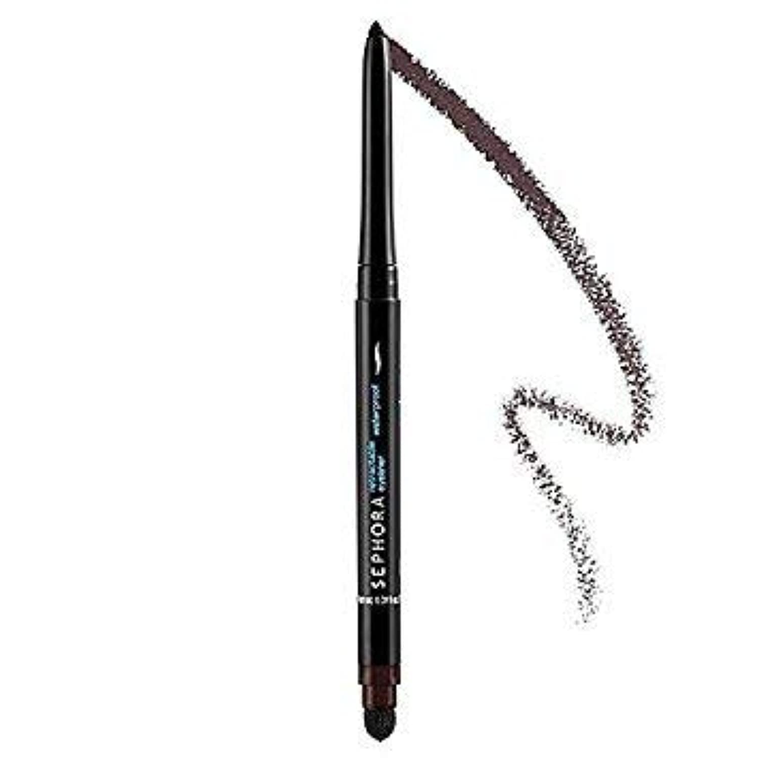 SEPHORA Collection retractable eyeliner #10 Matte Brown Black built-in sharpener for ultra-fine lines.