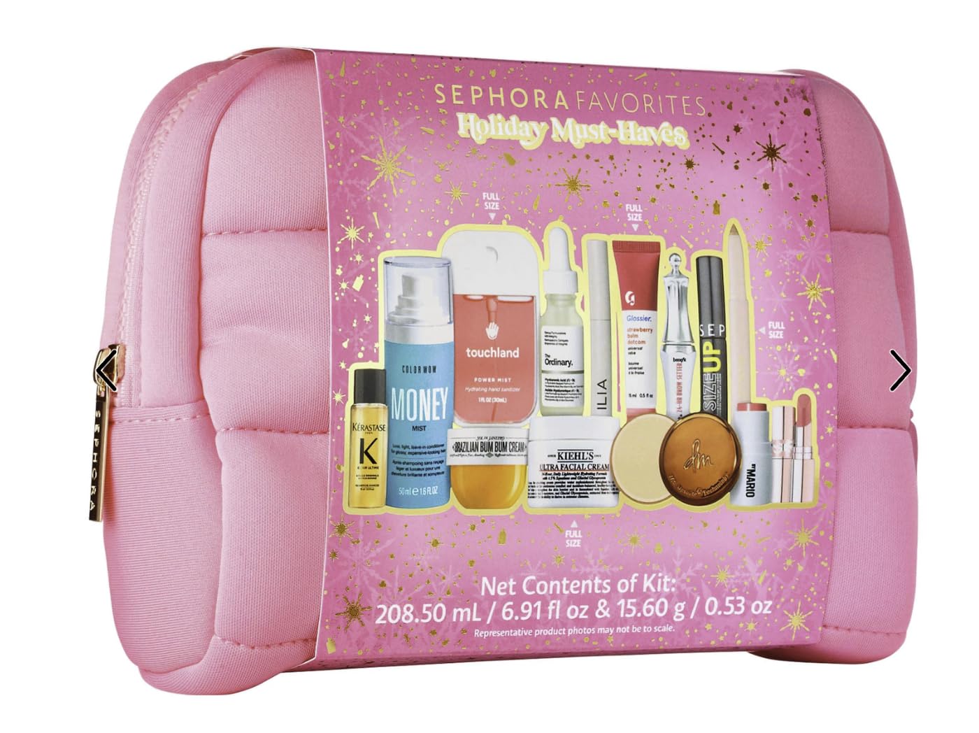 SEPHORA Favorites Holiday Must Haves makeup collection image highlights diverse shades and textures