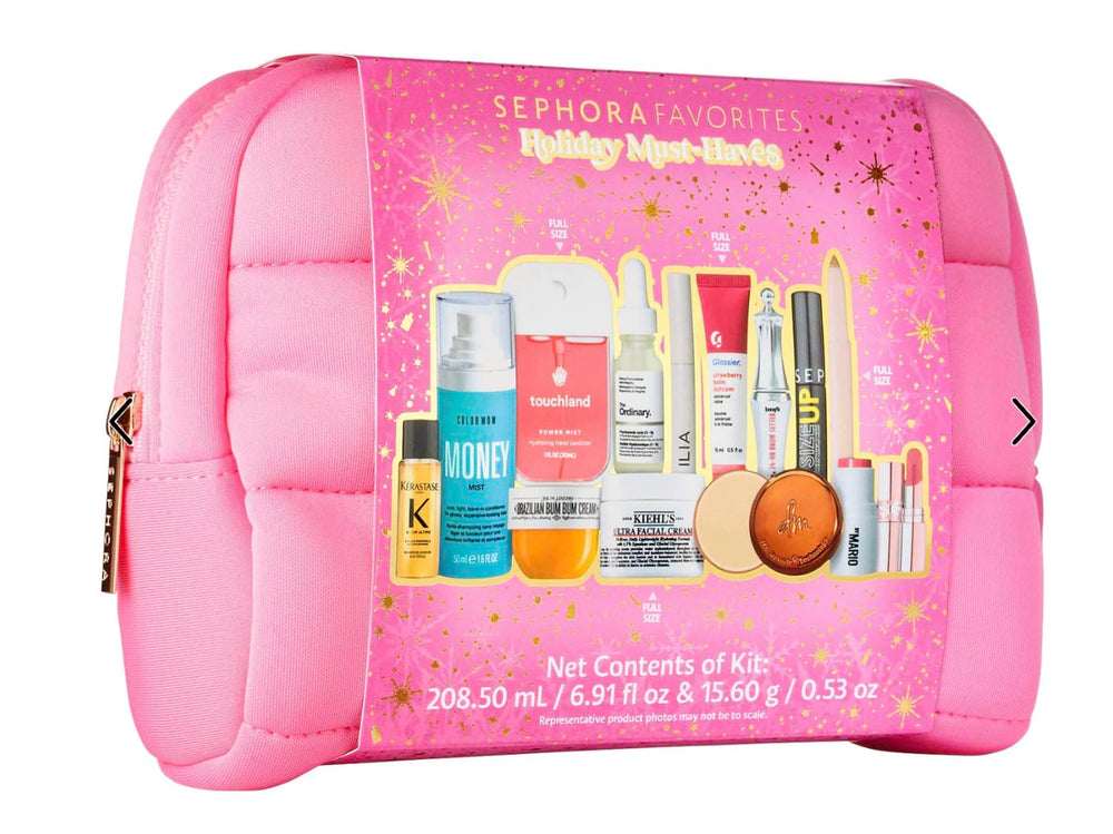 SEPHORA Favorites Holiday Must Haves makeup collection image highlights diverse shades and textures