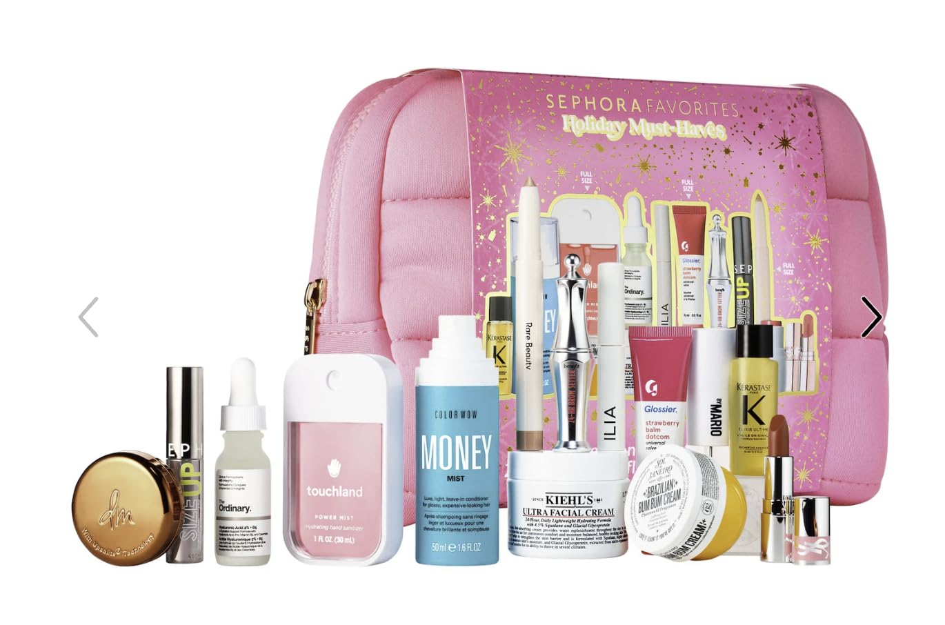 SEPHORA Favorites Holiday Must Haves packaging box emphasizes gift-ready presentation and premium beauty picks
