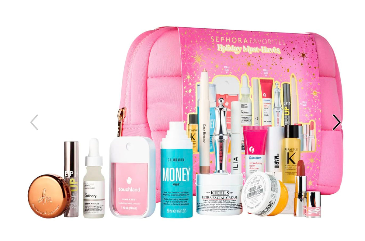 SEPHORA Favorites Holiday Must Haves packaging box emphasizes gift-ready presentation and premium beauty picks