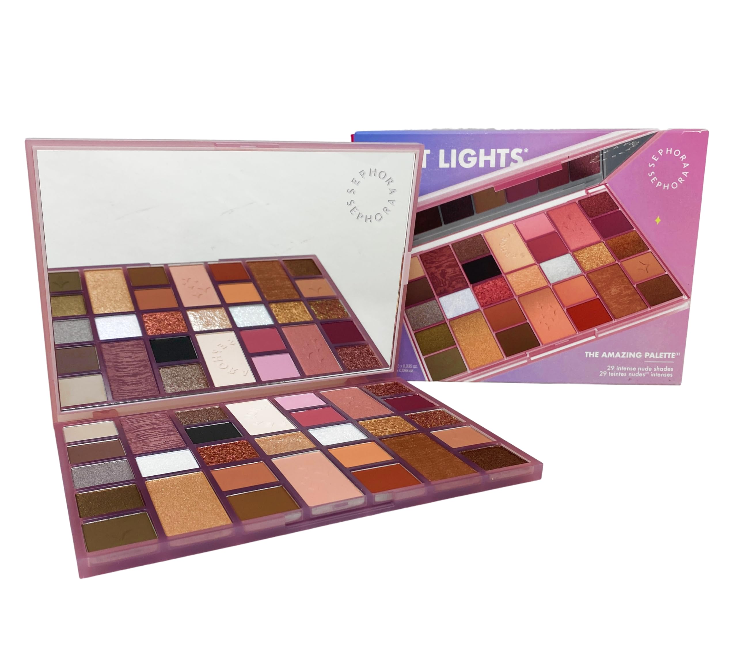 SEPHORA Soft Lights The Amazing Palette with 29 nude shades for versatile day-to-night eye looks