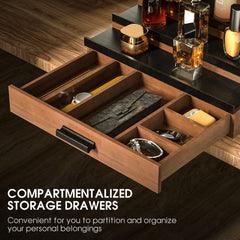 Sephyroth Cologne Organizer drawer open for small accessories storage