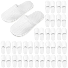 Seuqhck 20-pairs disposable slippers pack for hotels and homes