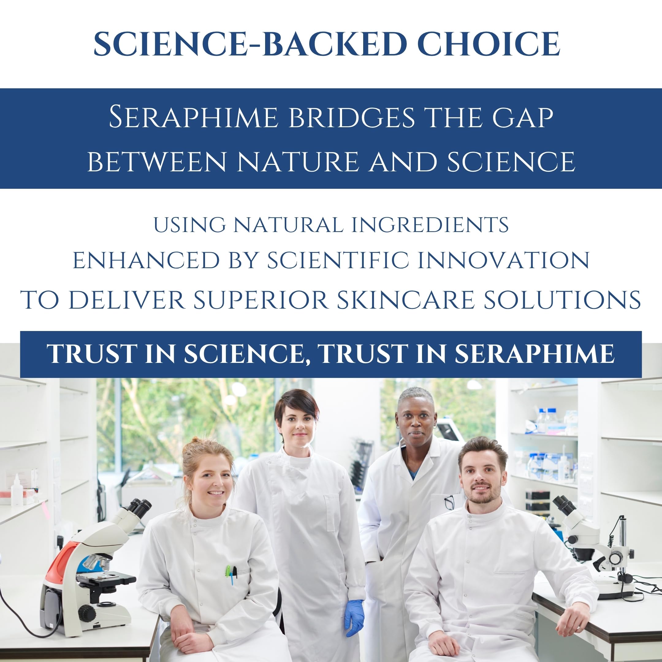 Seraphime copper peptides serum barrier-support ceramides closeup indicating skin protection.