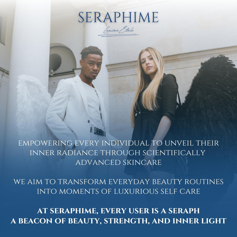 Seraphime copper peptides serum radiant finish suggests a smooth, hydrated complexion.