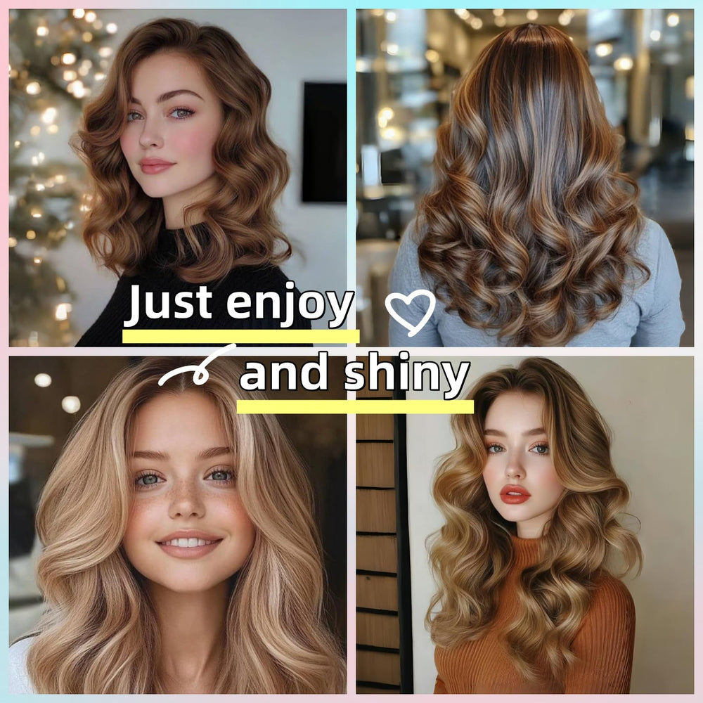 Serenade 39-inch glitter satin rod in pink delivers long-lasting glam curls without heat.