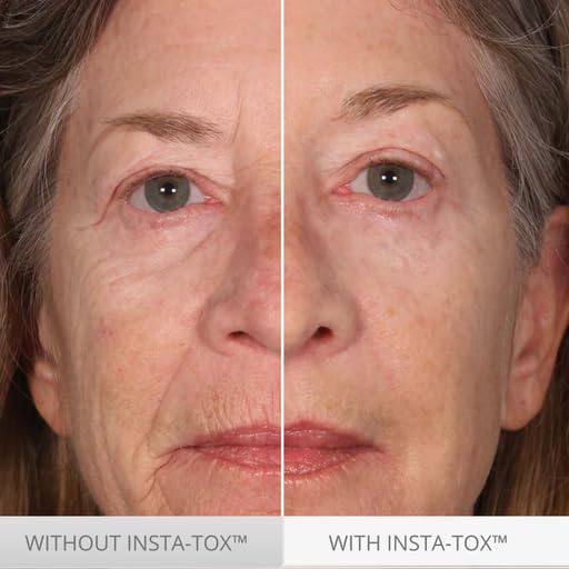Serious Skincare INSTA-TOX serum drying on skin during wear