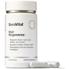 Serovital Hair Regeneres bottle front showing daily hair growth support