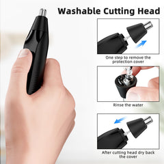 Setonia rechargeable men's trimmer in a portable design for travel touch-ups.