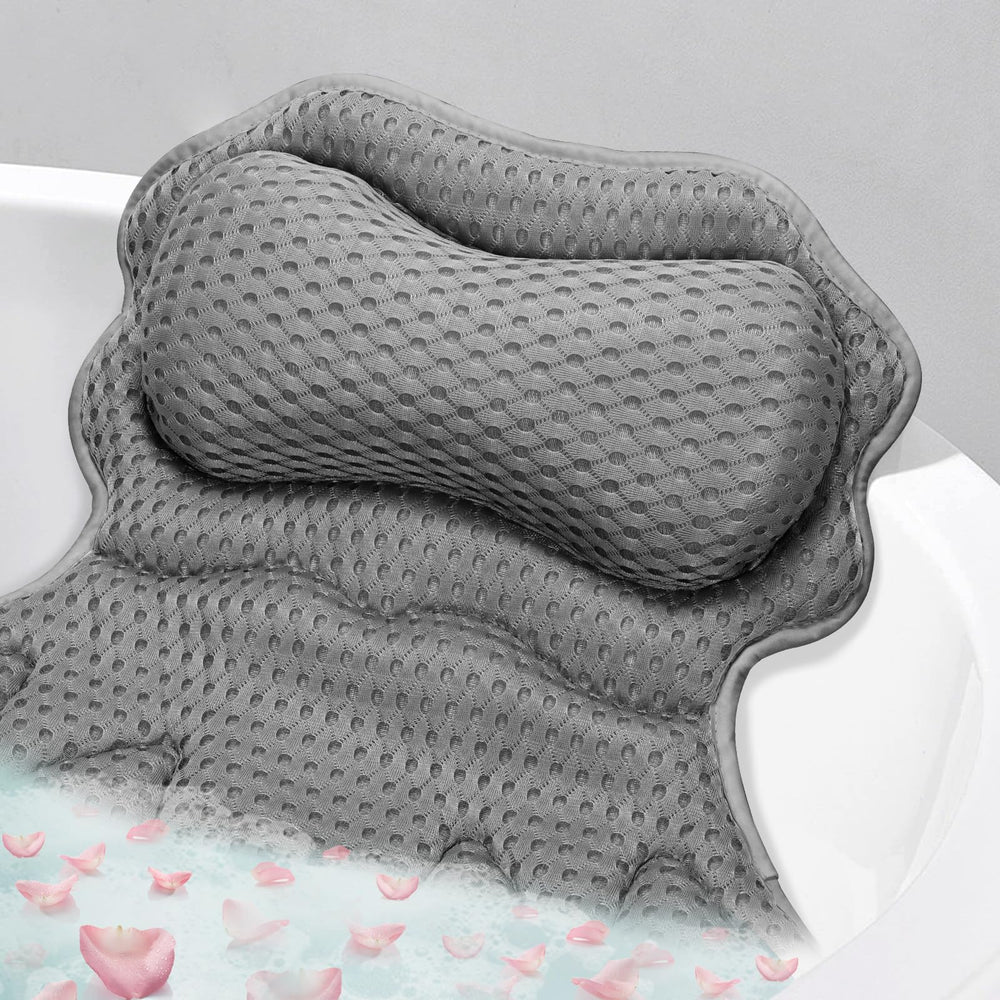 SetSail bath pillow ergonomic neck support for a comfortable soak