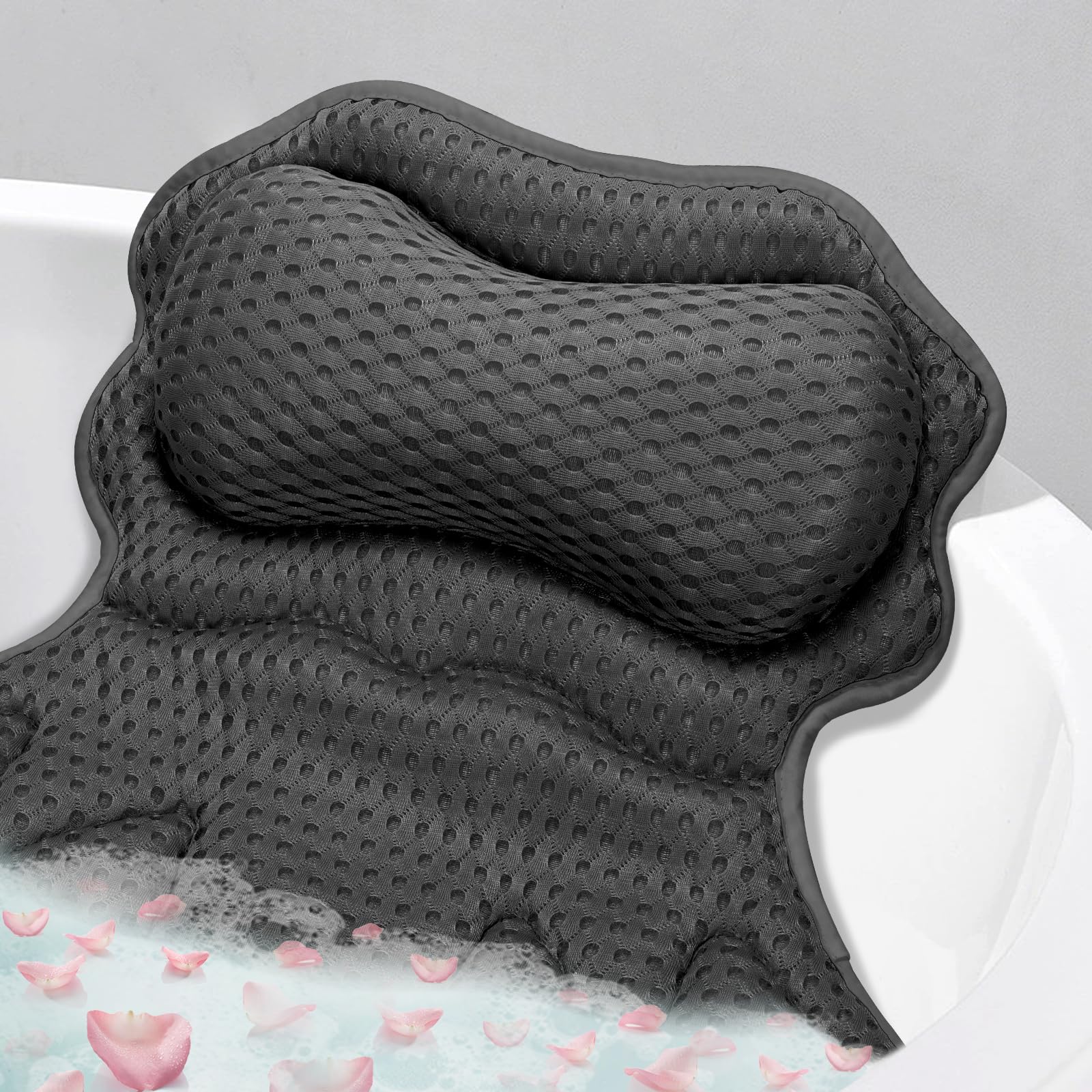 SetSail bath pillow neck support for comfortable, tension-free soaks.