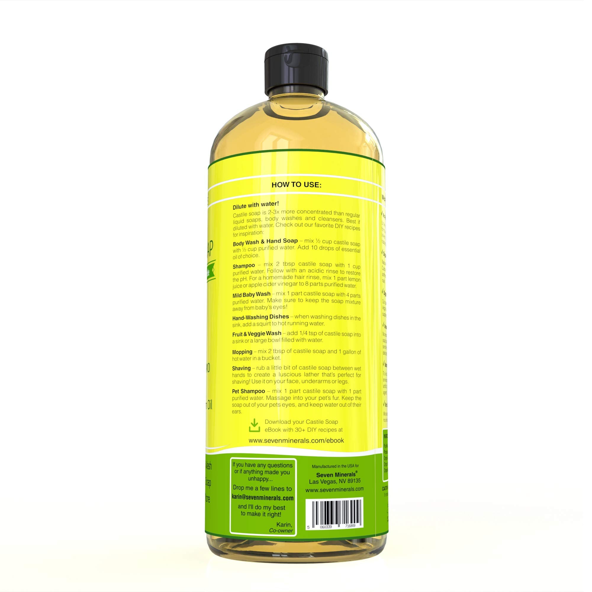 No palm oil label highlights eco-friendly, wildlife-safe choice.