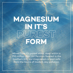 Seven Minerals magnesium cream bottle back nutrition panel for safe, informed use