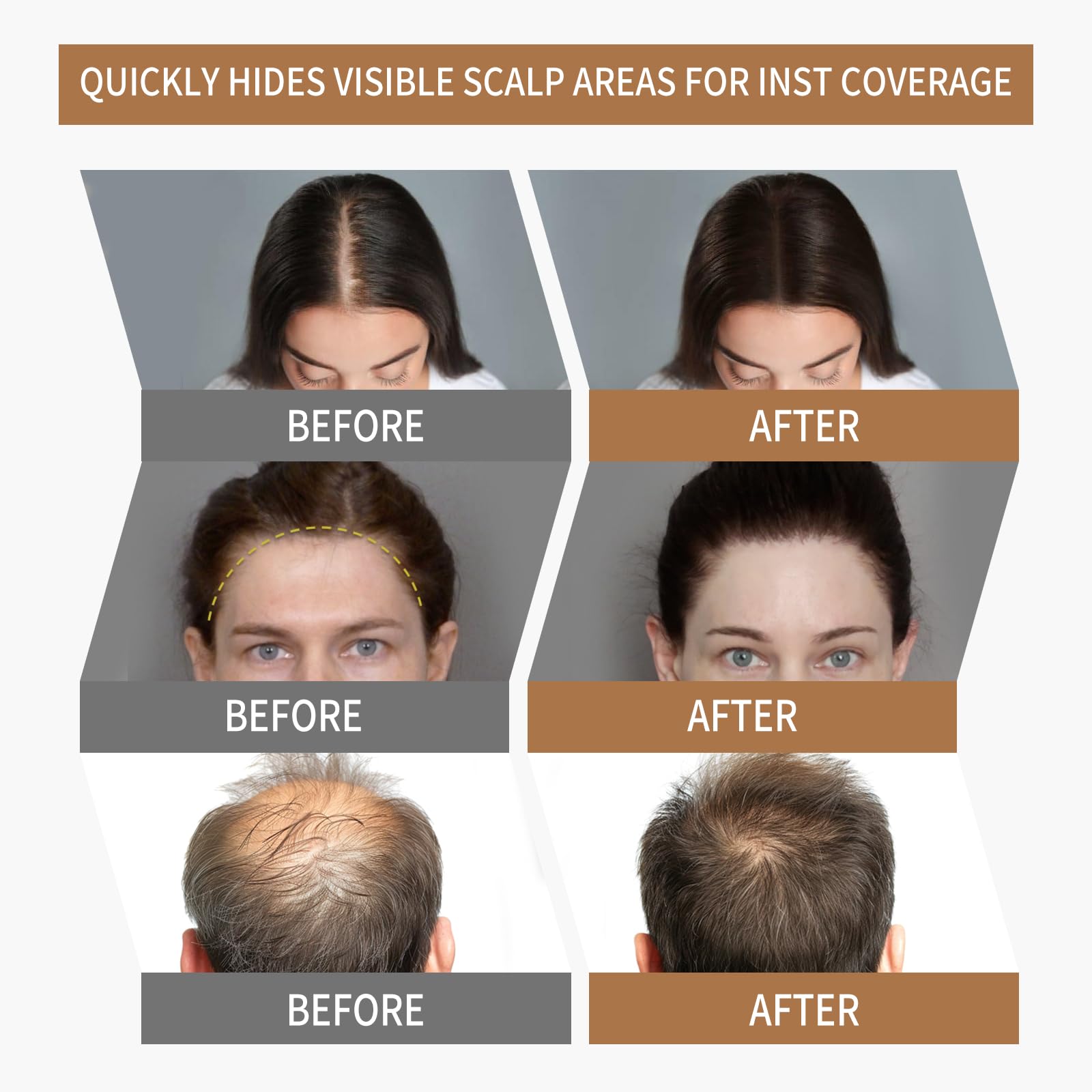 SEVICH Hairline Powder 2.0 corrige raíces visibles con acabado suave.